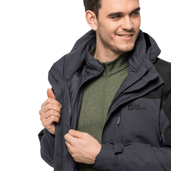Hot Jack Wolfskin Ebbenhout Romberg 3in1 Herenjack