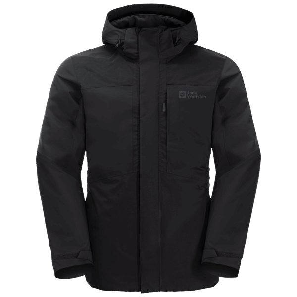 Best Jack Wolfskin Heren Romberg 3in1 Jas Zwart
