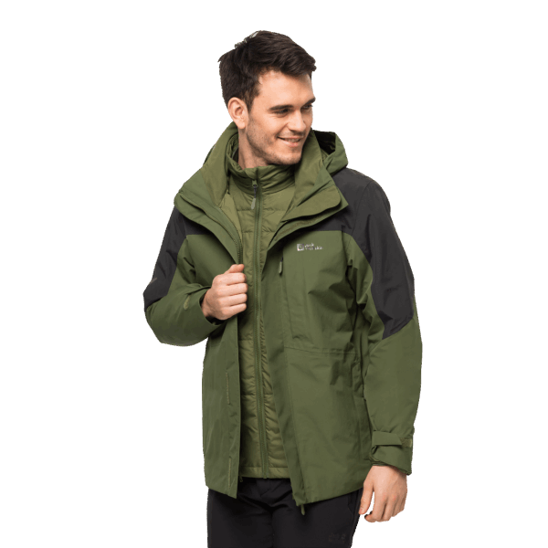 Fashion Greenwood Heren Romberg 3in1 Jas Jack Wolfskin
