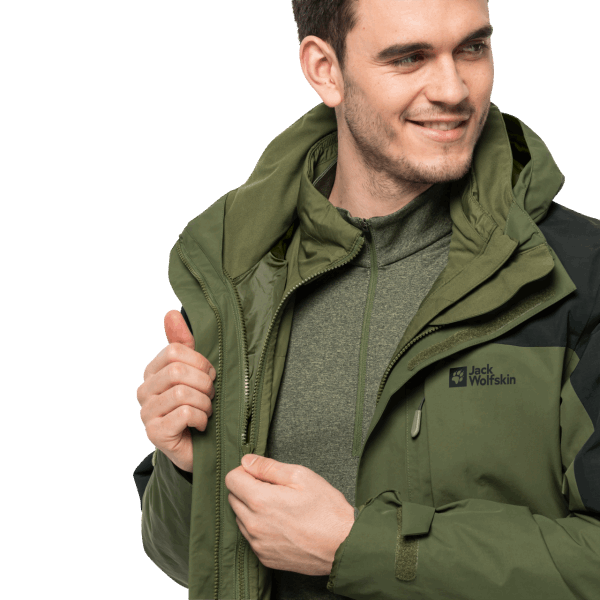 Fashion Greenwood Heren Romberg 3in1 Jas Jack Wolfskin