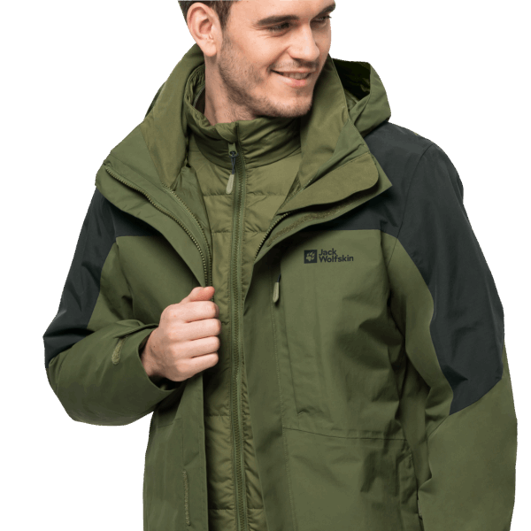 Fashion Greenwood Heren Romberg 3in1 Jas Jack Wolfskin