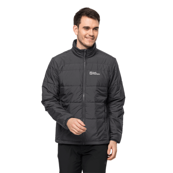 Heren Jasper 3in1 Jas Jack Wolfskin Ebbenhout Collectie