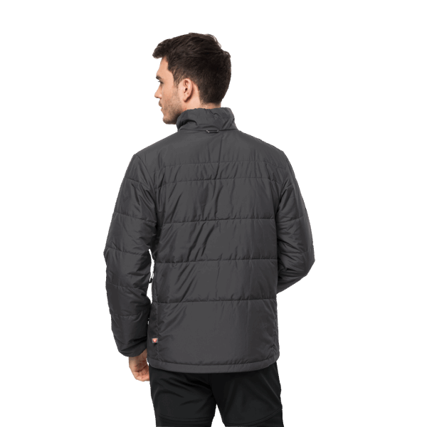 Heren Jasper 3in1 Jas Jack Wolfskin Ebbenhout Collectie