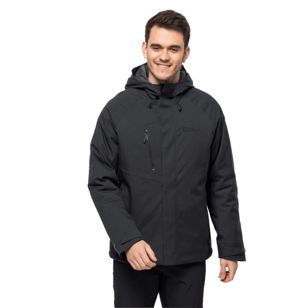 Herenjack Met Troposfeerisolatie, Zwarte Origins Jack Wolfskin