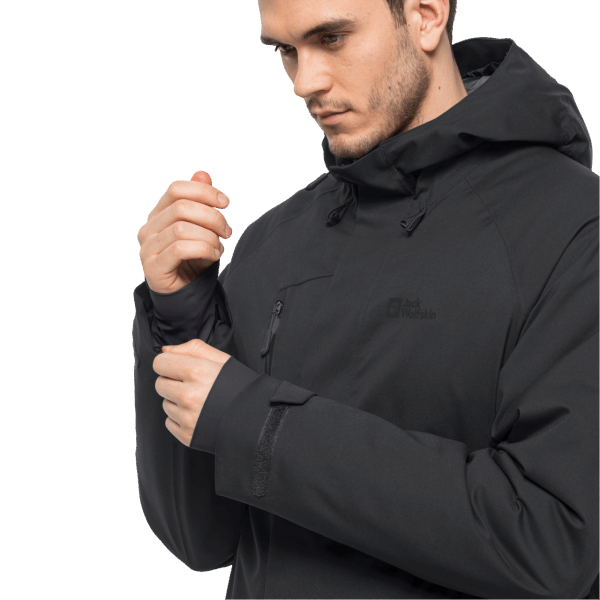 Herenjack Met Troposfeerisolatie, Zwarte Origins Jack Wolfskin