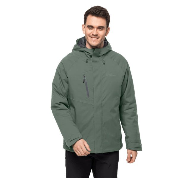 Heren Troposphere Geïsoleerde Jas Merk Jack Wolfskin Hedge Green