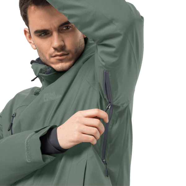 Heren Troposphere Geïsoleerde Jas Merk Jack Wolfskin Hedge Green