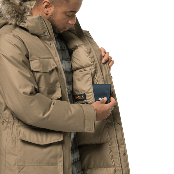 Jack Wolfskin Cookie Original Winterfrost-donsparka Voor Heren