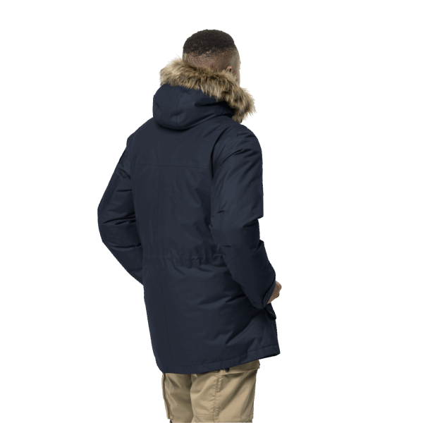 Jack Wolfskin Night Blue Heren Winterfrost Donsparka Hot