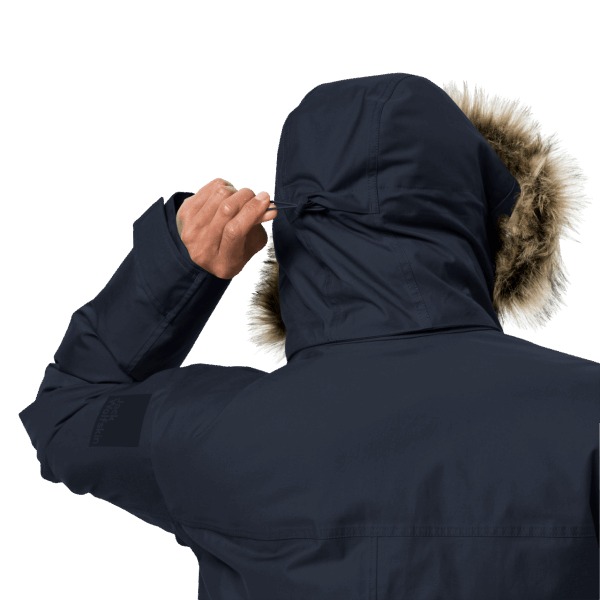 Jack Wolfskin Night Blue Heren Winterfrost Donsparka Hot