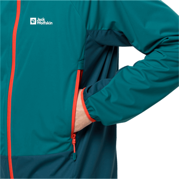 Bay Blue Jack Wolfskin Heren Eagle Peak Ii Hoody Origin