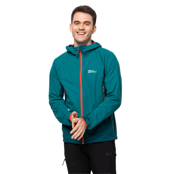 Bay Blue Jack Wolfskin Heren Eagle Peak Ii Hoody Origin