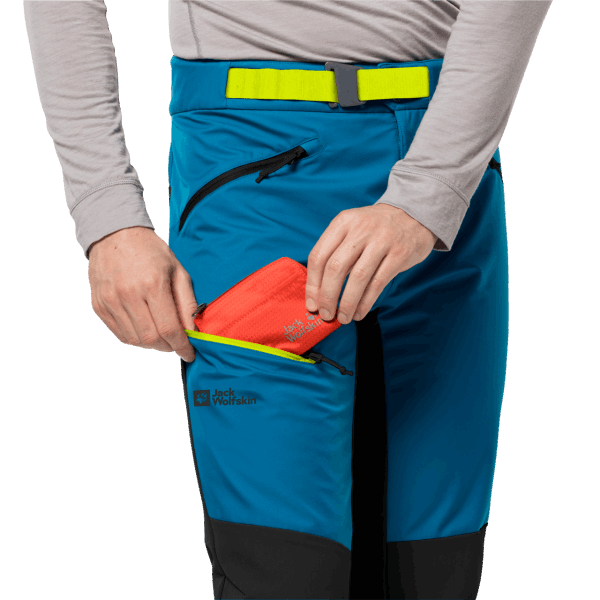 Nieuwe Alpspitze-broek Voor Heren In Blauw Pacific Jack Wolfskin