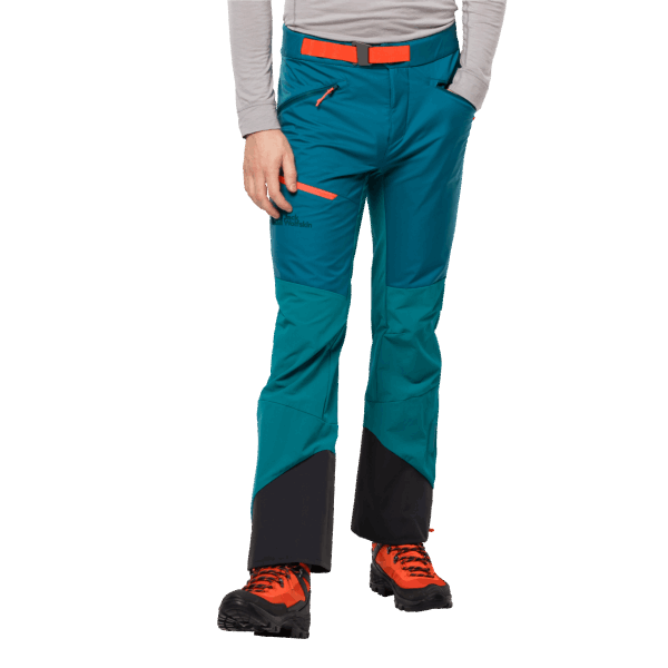Fashion Jack Wolfskin Heren Alpspitze Broek Blauw Koraal