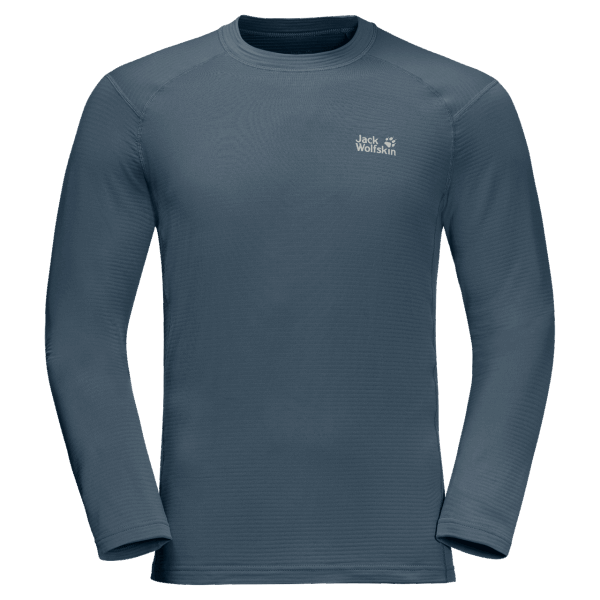 Heren Infinite L/s Origineel Jack Wolfskin Orion Blauw