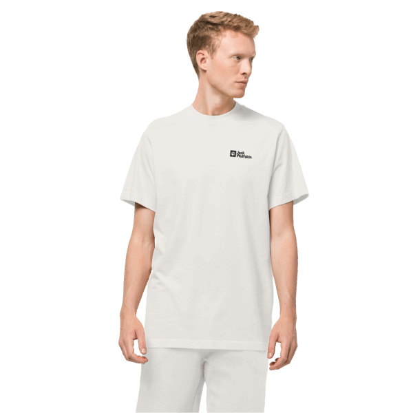 Jack Wolfskin Wit Best Men's Essential T