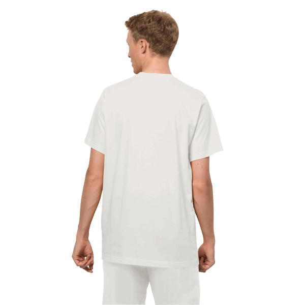Jack Wolfskin Wit Best Men's Essential T