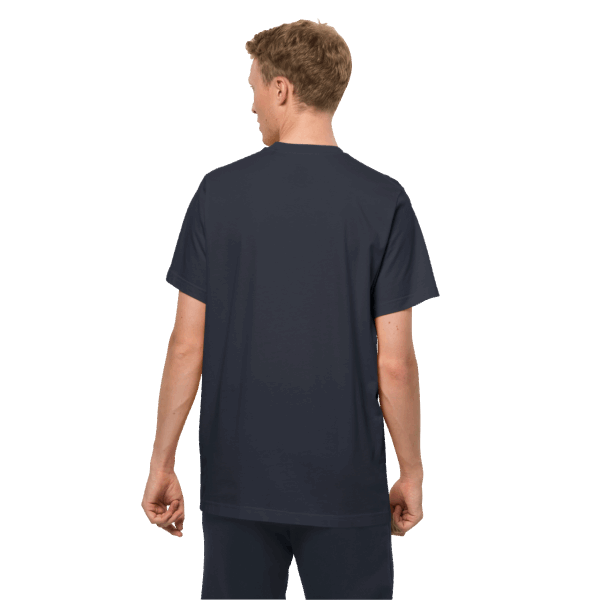 Jack Wolfskin Night Blue Heren Essential T Nieuw