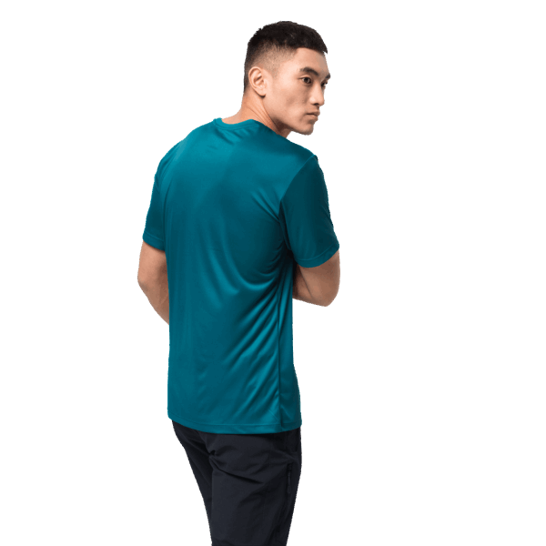 Jack Wolfskin Collectie Baltic Blue Heren Tech T