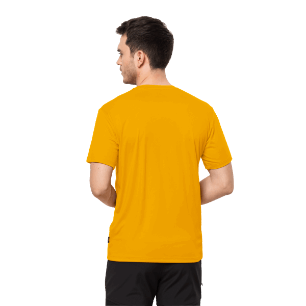 Potig Geel Xt Merken Jack Wolfskin Heren Tech T