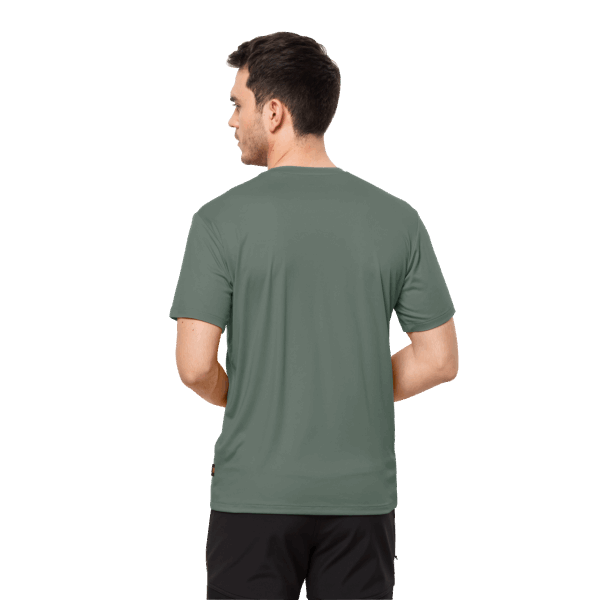 Hedge Groene Heren Tech T Jack Wolfskin Hot