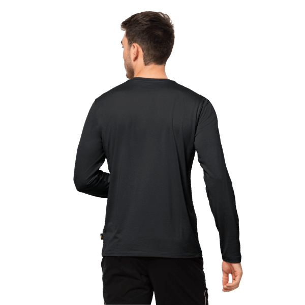 Heren Sky Thermal Ls T Jack Wolfskin Merken Zwart 6001