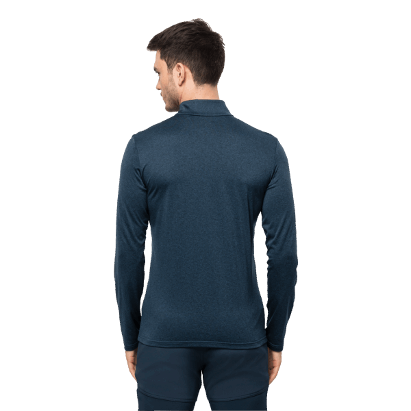 Night Blue Jack Wolfskin Heren Sky Thermische Half-rits Origineel