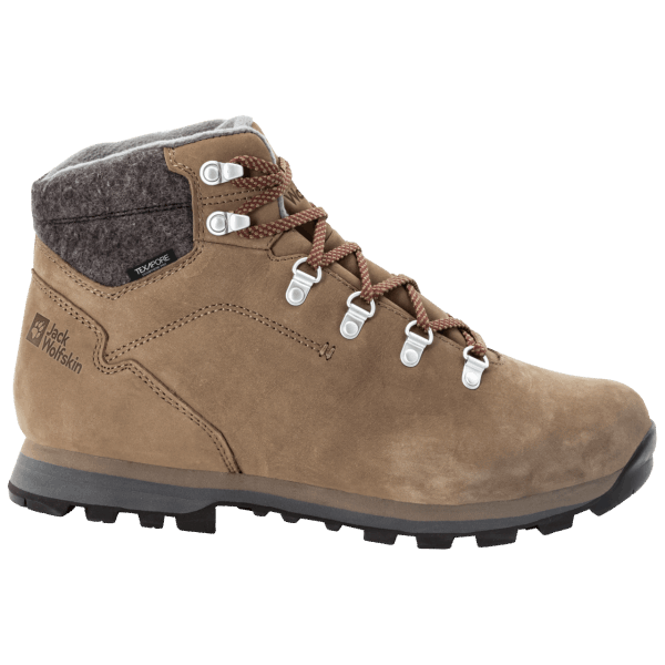 Heren Thunder Bay Texapore Mid Jack Wolfskin Lichtbruin-lichtgrijs Origineel