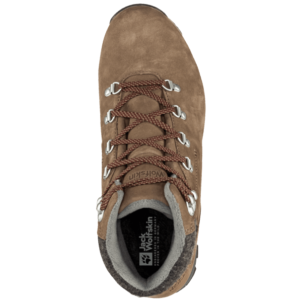 Heren Thunder Bay Texapore Mid Jack Wolfskin Lichtbruin-lichtgrijs Origineel