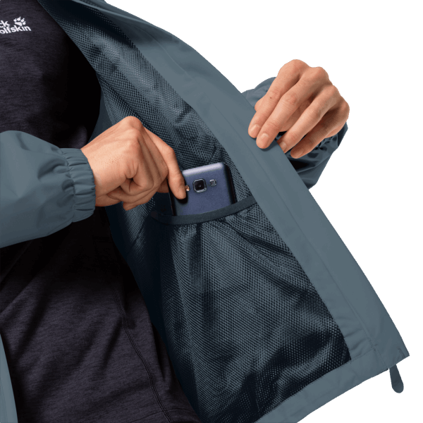 Jack Wolfskin Storm Grey Collections Stormy Point Herenjack