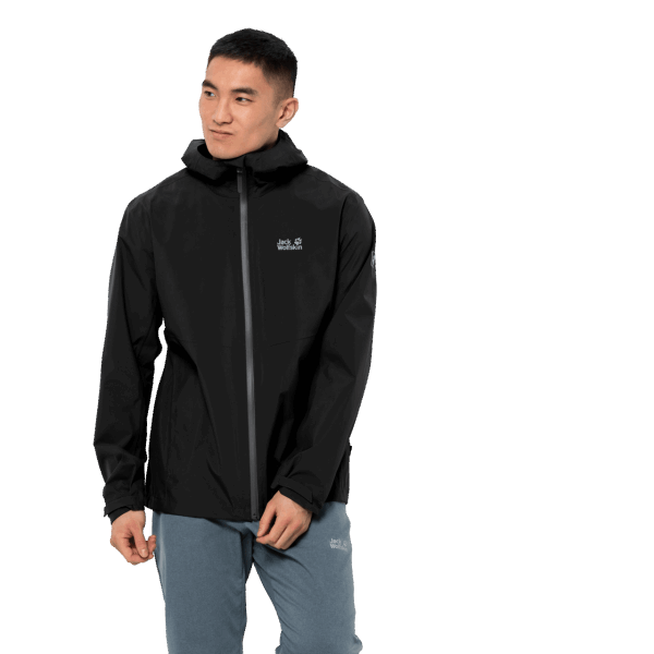 Jack Wolfskin Heren Jwp Shell Zwarte Merken