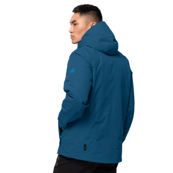 Jack Wolfskin Heren Argon Stormjack Origineel Donker Kobalt