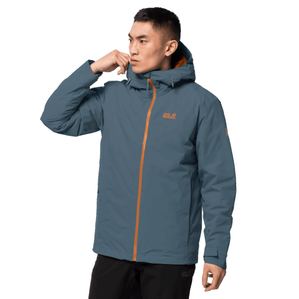 Orion Blue Jack Wolfskin Hot Argon Stormjack Voor Heren