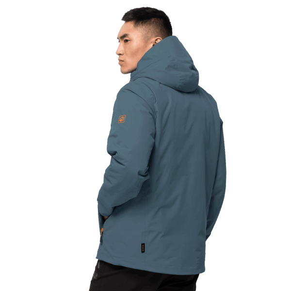 Orion Blue Jack Wolfskin Hot Argon Stormjack Voor Heren