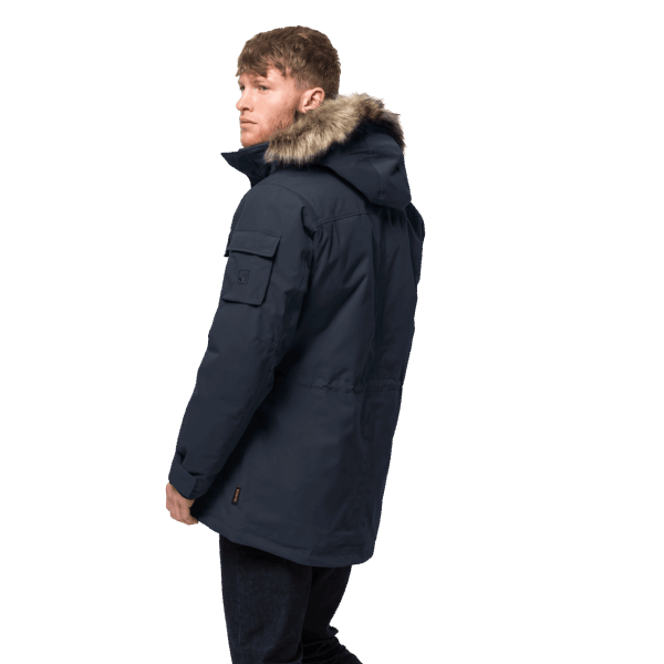 Nachtblauw Jack Wolfskin Glacier Canyon Parka Best