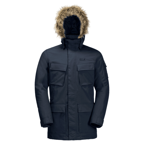 Nachtblauw Jack Wolfskin Glacier Canyon Parka Best