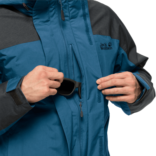 Donker Kobalt Nieuw Jack Wolfskin Viking Sky Herenjack