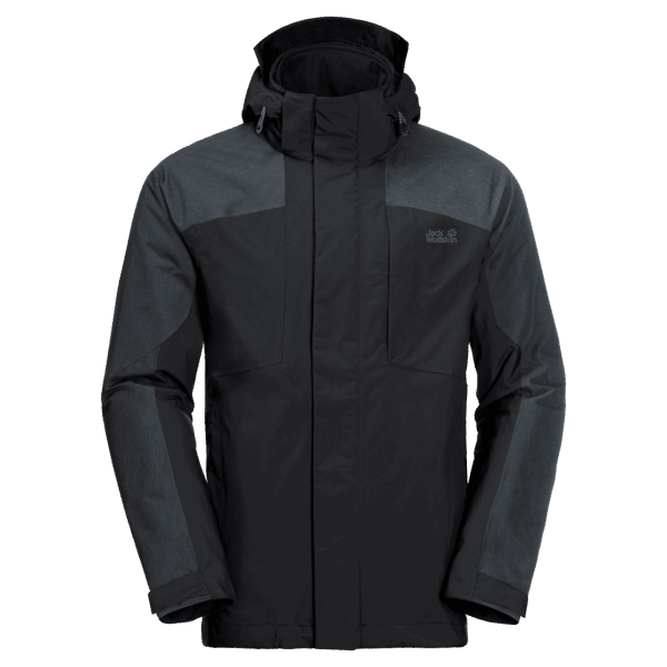 Zwarte Fashion Heren Viking Sky Jas Jack Wolfskin