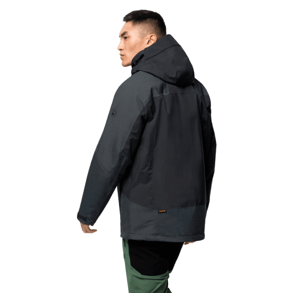 Zwarte Fashion Heren Viking Sky Jas Jack Wolfskin