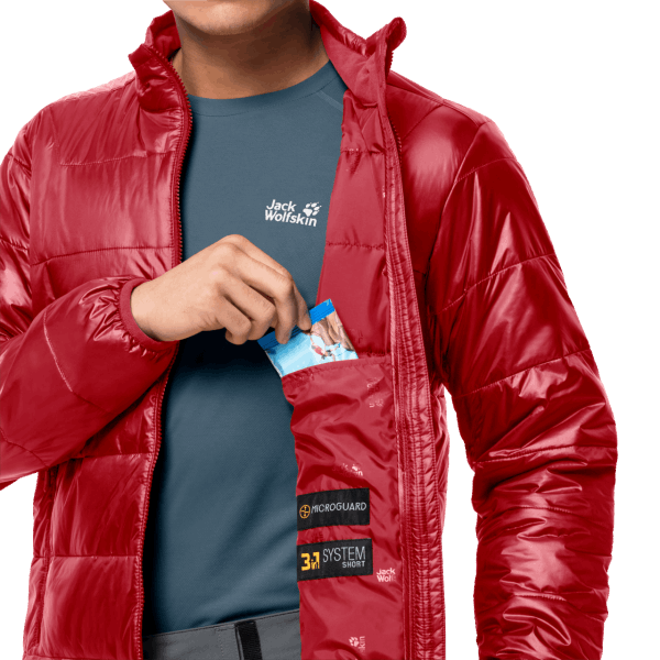Rode Lak Jaspis 3in1 Heren Collecties Jack Wolfskin