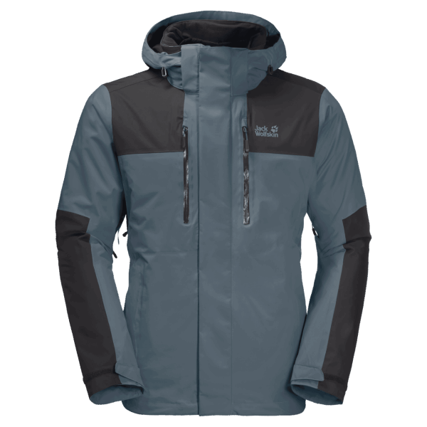 Origin Jasper 3in1 Heren Jack Wolfskin Stormgrijs