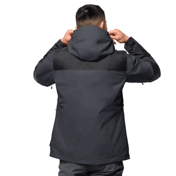Origins Jasper 3in1 Heren Ebbenhout Jack Wolfskin
