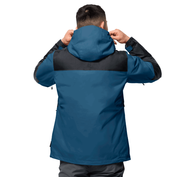 Merk Jack Wolfskin Donker Kobalt Jaspis 3in1 Heren