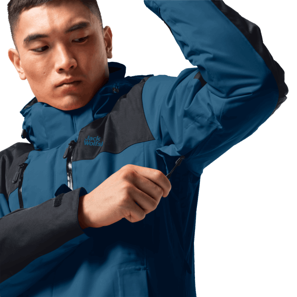 Merk Jack Wolfskin Donker Kobalt Jaspis 3in1 Heren