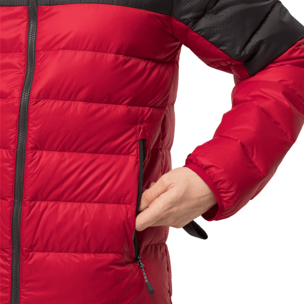 Originele Jack Wolfskin Rode Lak Heren Dna Tundra Jas