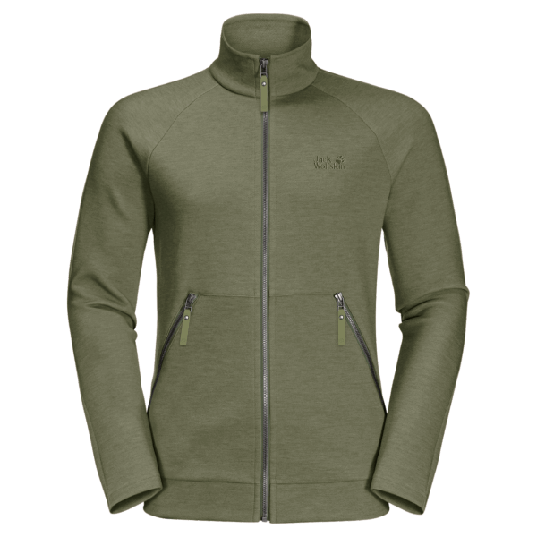 Herenjack Van Bilbao Jack Wolfskin Merk Licht Mos