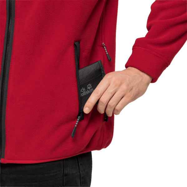 Jack Wolfskin Collectie Heren Dna Grizzly Rode Lak