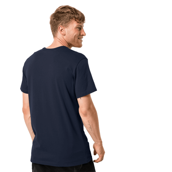 Essentiële T Night Blauwe Jack Wolfskin Voor Heren Hot
