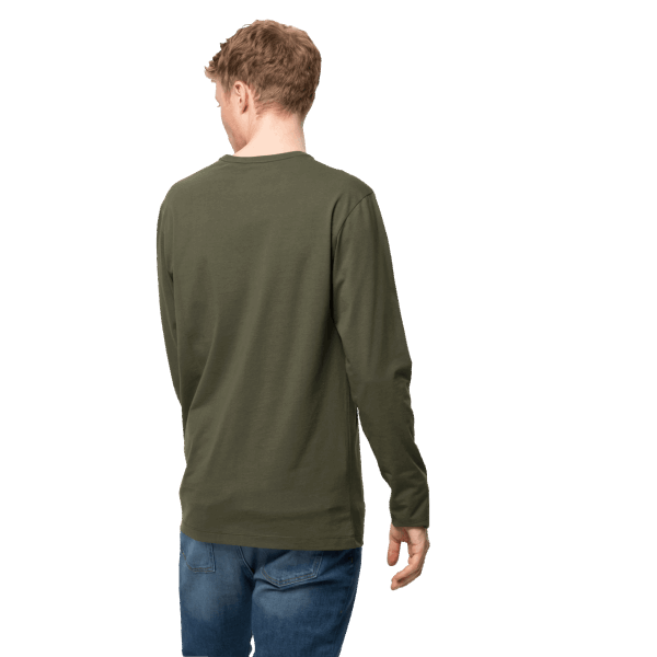 Heren Essential Longsleeve Bonsai Groen Best Jack Wolfskin