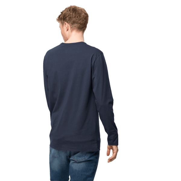 Essentiële Nachtblauwe Jack Wolfskin Met Lange Mouwen Voor Heren